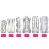 Clear TPR penis trainer transparent adult toy flexible body
